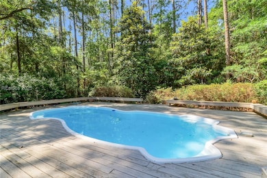 Very private backyard