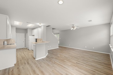 Dine in kitchen provides a place for meals and entertaining.