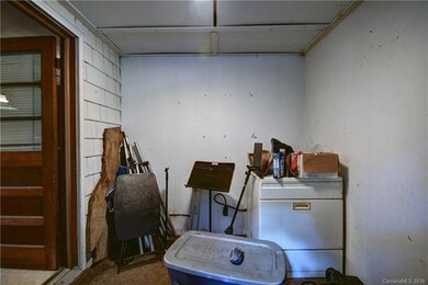Laundry is on the closed in porch