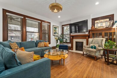 View from entry into Living Room