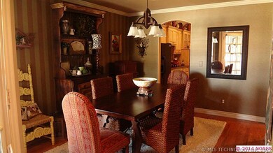 Formal dining room is great for extra seating or c