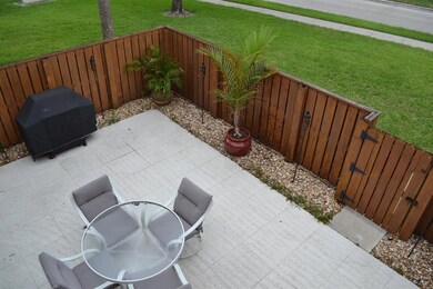 Large courtyard