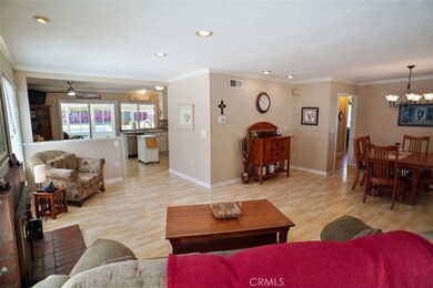 living room dining view to kitchen