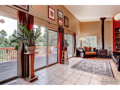 Living room with Wood Stove