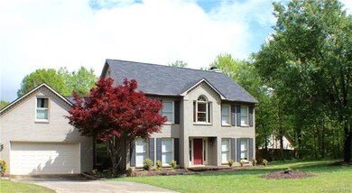 Large front yard & two-car garage!