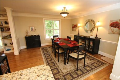 DINING ROOM VIEW FROM THE KITCHEN