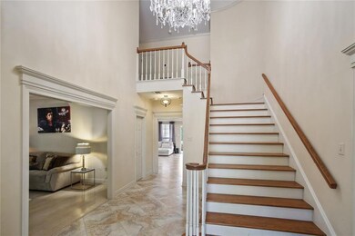 Vaulted Foyer Entrance Adorning a Beautiful Crysta