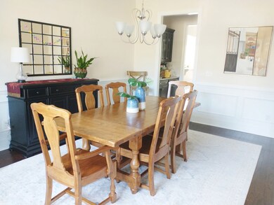 Formal Dining Room with  Coffered Ceilings