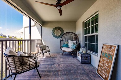 Screened enclosure front balcony entry