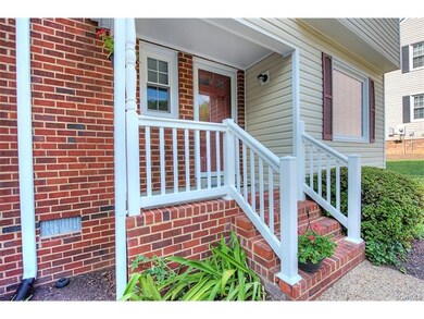 Charming front porch, perfect for that glass of le