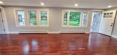 open  concept living and dining areas
