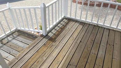 White Picket Fenced Deck Patio