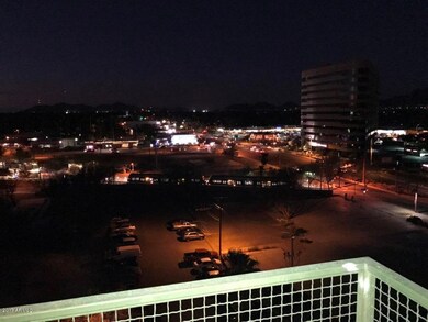 Patio View at Night