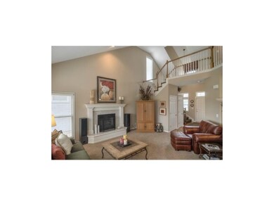 VAULTED GREAT ROOM, GAS FIREPLACE