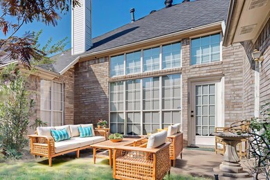 virtually staged photo of back patio
