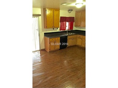 Kitchen. A view from the living room of the extra-