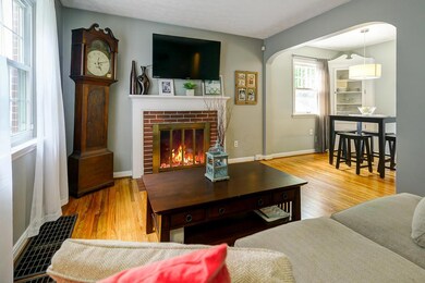 Stewart livng room into dining room