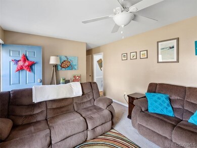 Family Room looking towards Hallway and Kitchen Opening.