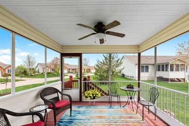 Screened deck