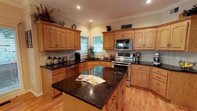 LOADS OF COUNTER SPACE, GRANITE SURFACES AND STAIN