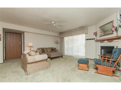 Entryway and living room