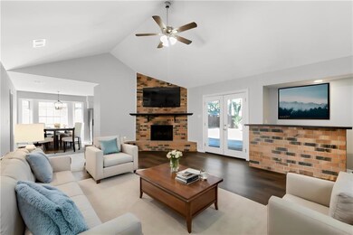 Virtually Staged Living Rm
