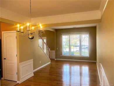 Dining room into the living room view