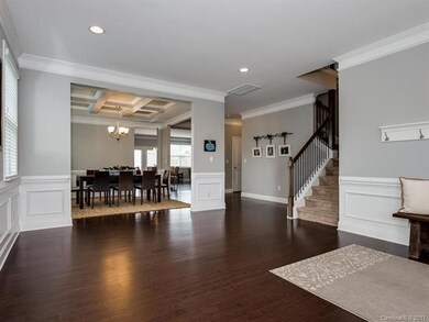 View from Formal Living Room to Formal Dining