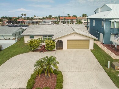 Pretty home with circular driveway.