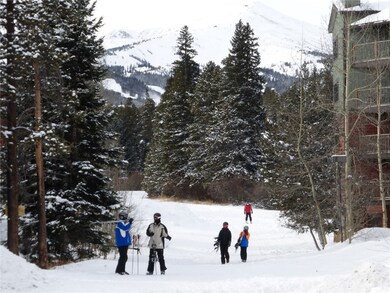 Ski back on the 4 O'Clock Ski Run