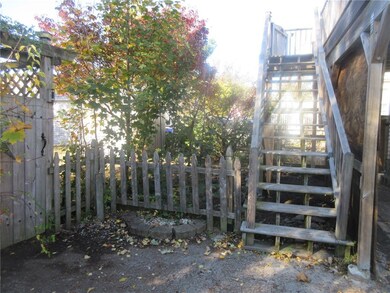Fenced Rear Yard & Stairs to 2nd Floor Deck