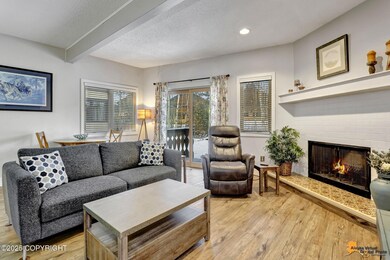 Living Area w/Fireplace