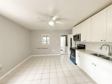 Unit 1 Kitchen/Living/Dining Area