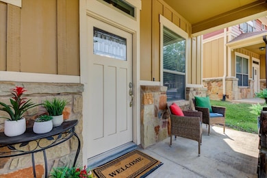 Property entrance featuring board and batten sidi