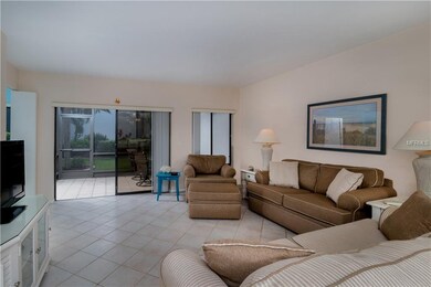 View from dining area toward living room and lanai