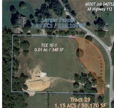 New Property Lines per AR DOT