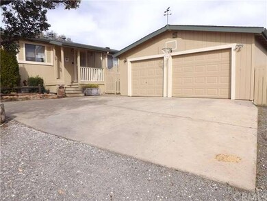 Front entrance and garage