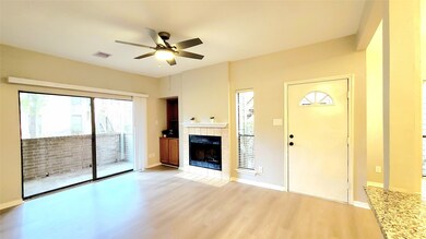 Patio is accessible from living room and bedroom,