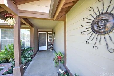 Inviting covered entryway