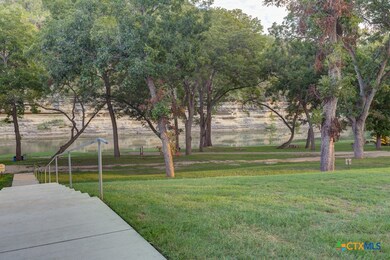 Easy access to the Guadalupe River.