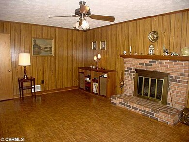 Den/Family/Great Room - Family room with brick fir