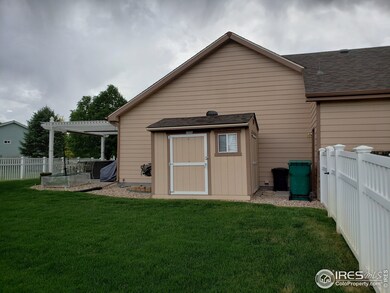 Storage shed included