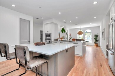 Quartz counters, wood cabinets and plenty of storage