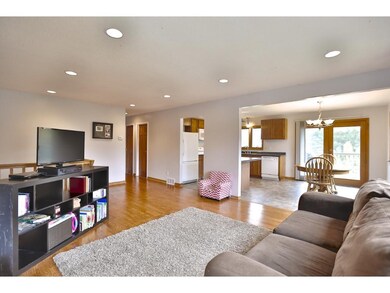 Bright and open floor plan. Home is completely fin