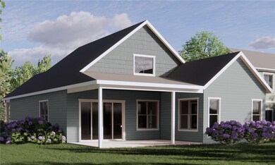 The large patio on the back can be screened in and