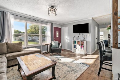 Gorgeous Open Concept Living Room That Sits Conven