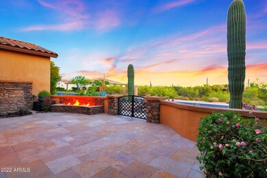 Travertine Custom Front Courtyard