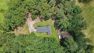 Aerial view of property's location