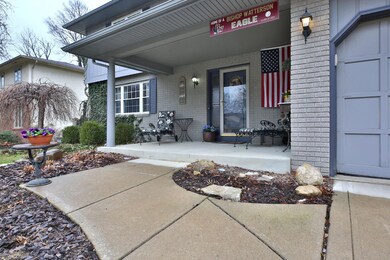 Welcoming front porch