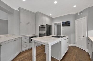 Marbel countertops and stainless appliances